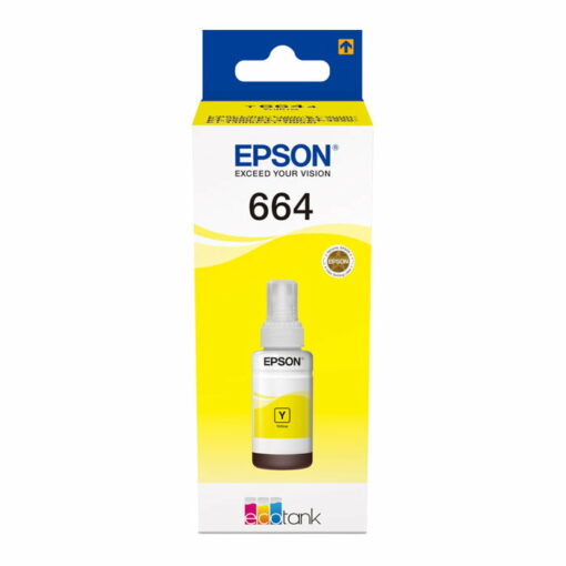 Epson T6644 Yellow Original Ink Bottle Cartridge (C13T664440) 70ml