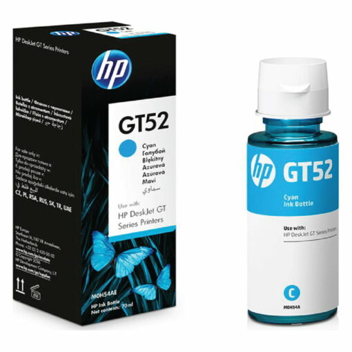 HP GT52 Cyan Original Ink Cartridge Bottle (M0H54AE)