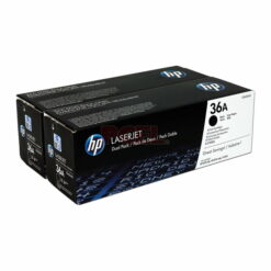 HP 36A Black Original Toner Cartridge (CB436AD) 2 Pack