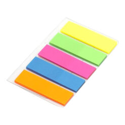 Rectangle Sticky Flags 5 Neon Colors