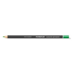 Staedtler Original Lumocolor Permanent Glasochrom Pencil – Green 12 Pack