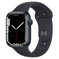 Apple Watch S7 GPS Midnight Aluminum Case with Midnight Sport band